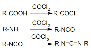 Phosgene reaction