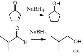 NaBH 4を用いた還元